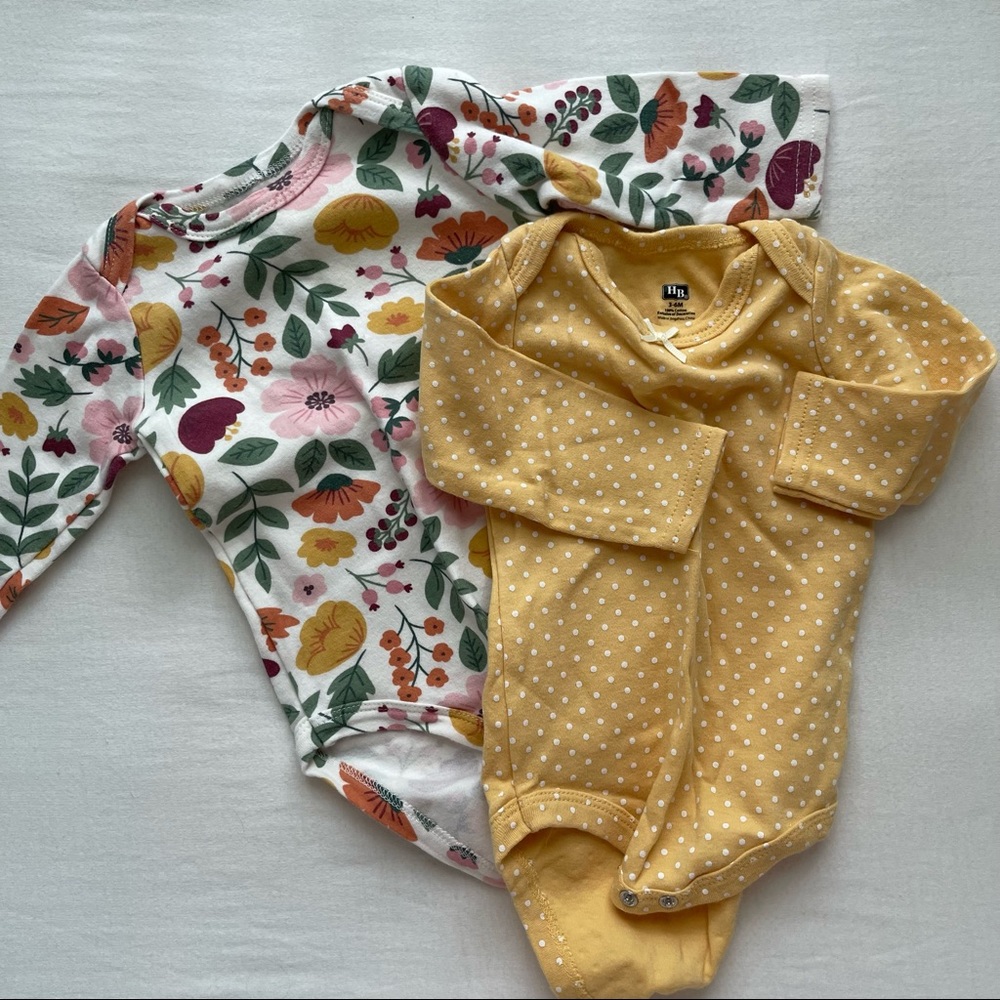 Hudson Baby Bodysuit set- Fall autumn baby outfit